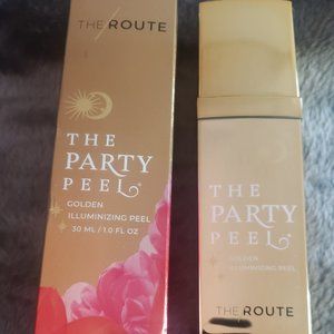 THE ROUTE THE PARTY PEEL Golden Illuminizing Peel $75